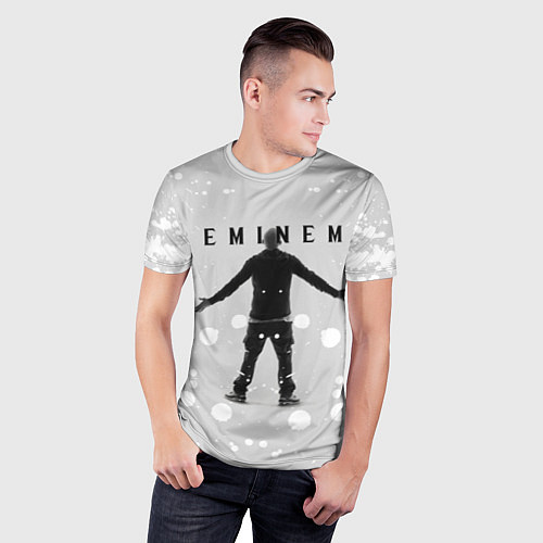 Мужская спорт-футболка EMINEM / 3D-принт – фото 3