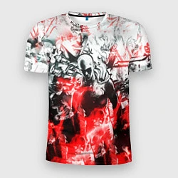 Мужская спорт-футболка One-Punch Man Collage