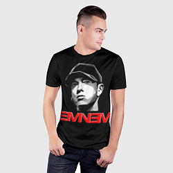 Футболка спортивная мужская Eminem, цвет: 3D-принт — фото 2