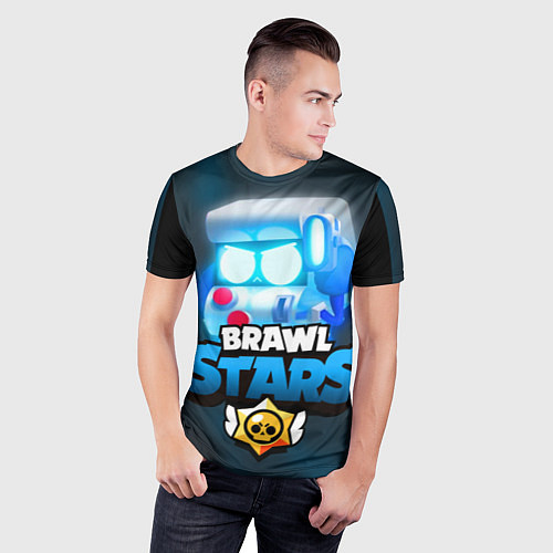 Мужская спорт-футболка BRAWL STARS 8 BIT / 3D-принт – фото 3