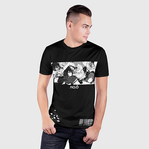 Мужская спорт-футболка ??6 спина / 3D-принт – фото 3