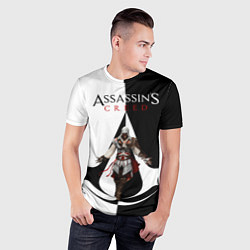 Футболка спортивная мужская Assassin’s Creed, цвет: 3D-принт — фото 2