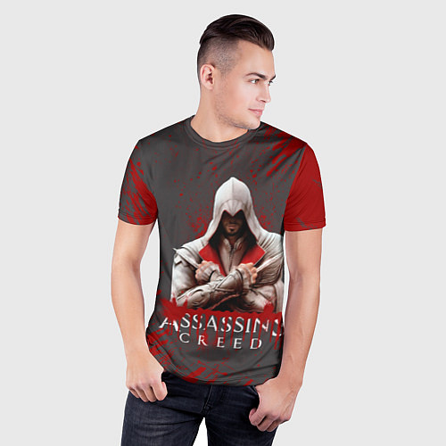 Мужская спорт-футболка Assassin’s Creed / 3D-принт – фото 3