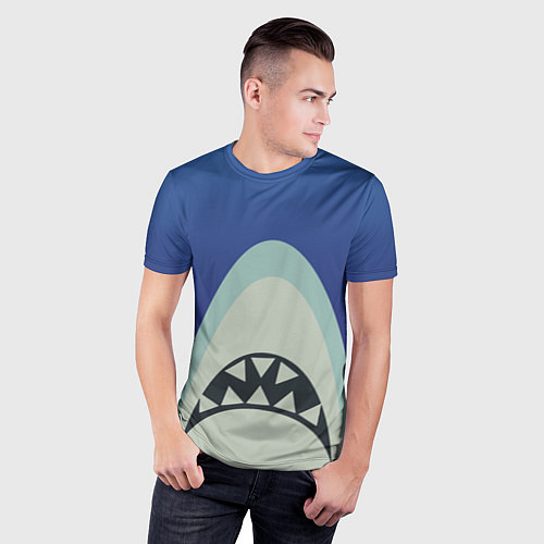 Мужская спорт-футболка IKEA Shark / 3D-принт – фото 3