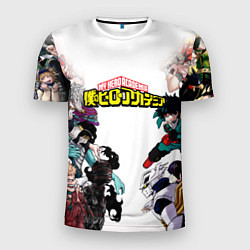 Мужская спорт-футболка My Hero Academia противостояние