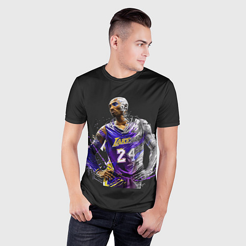 Мужская спорт-футболка Kobe Bryant / 3D-принт – фото 3