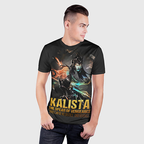 Мужская спорт-футболка Kalista / 3D-принт – фото 3