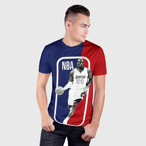 Мужская спорт-футболка NBA Kobe Bryant / 3D-принт – фото 3