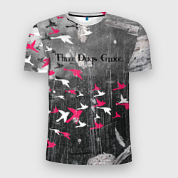 Футболка спортивная мужская Three Days Grace art, цвет: 3D-принт