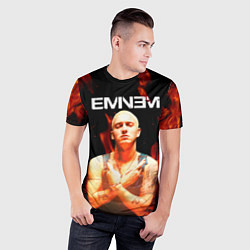 Футболка спортивная мужская EMINEM, цвет: 3D-принт — фото 2