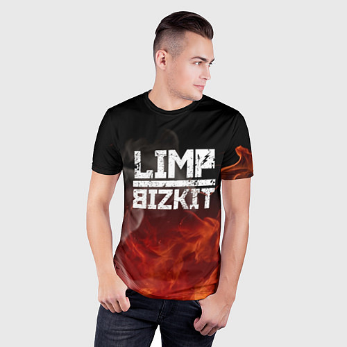 Мужская спорт-футболка LIMP BIZKIT / 3D-принт – фото 3