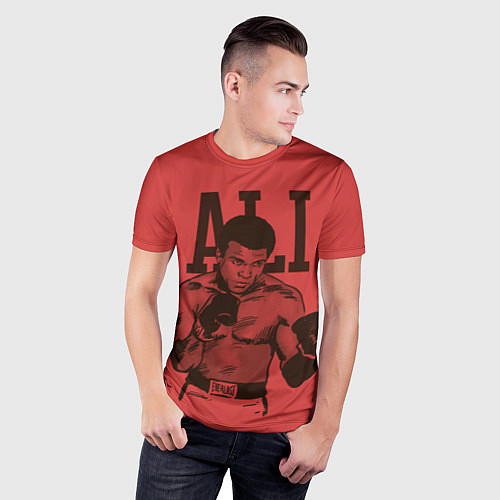 Мужская спорт-футболка Ali / 3D-принт – фото 3