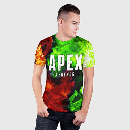 Мужская спорт-футболка APEX LEGENDS / 3D-принт – фото 3