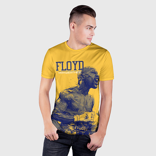 Мужская спорт-футболка Floyd / 3D-принт – фото 3
