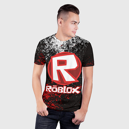 Мужская спорт-футболка ROBLOX / 3D-принт – фото 3