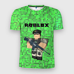 Футболка спортивная мужская Roblox, цвет: 3D-принт