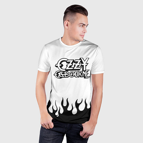 Мужская спорт-футболка Ozzy Osbourne / 3D-принт – фото 3