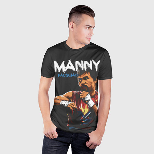 Мужская спорт-футболка Manny / 3D-принт – фото 3