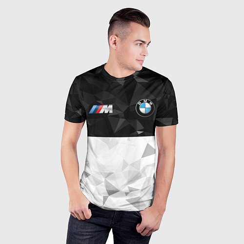 Мужская спорт-футболка BMW M SPORT / 3D-принт – фото 3