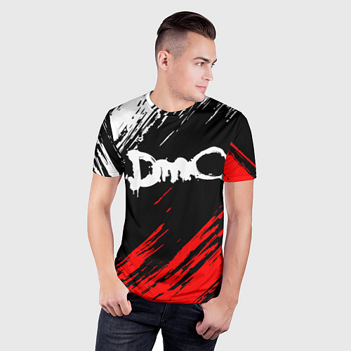 Мужская спорт-футболка DEVIL MAY CRY DMC / 3D-принт – фото 3
