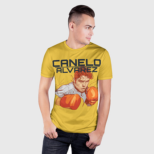 Мужская спорт-футболка Canelo Alvarez / 3D-принт – фото 3