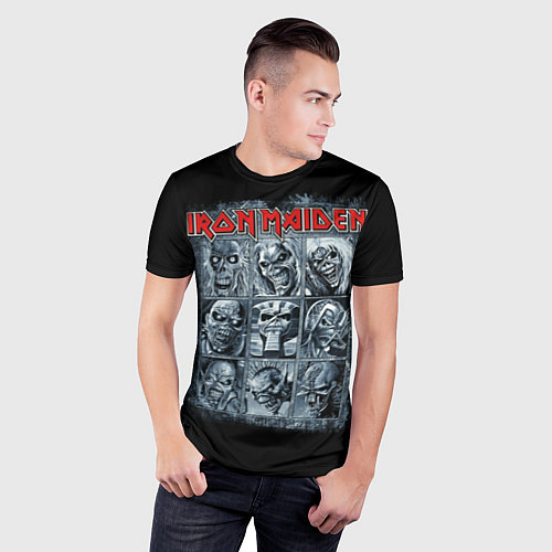 Мужская спорт-футболка Iron Maiden / 3D-принт – фото 3