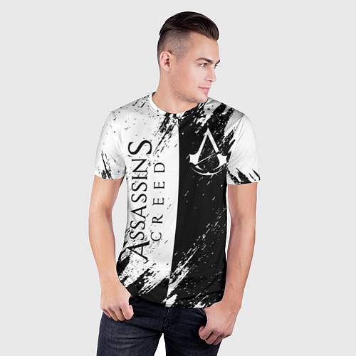 Мужская спорт-футболка ASSASSIN'S CREED / 3D-принт – фото 3
