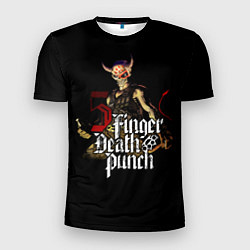 Футболка спортивная мужская Five Finger Death Punch, цвет: 3D-принт
