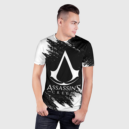 Мужская спорт-футболка ASSASSINS CREED / 3D-принт – фото 3