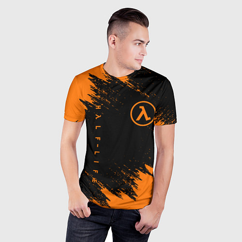 Мужская спорт-футболка HALF-LIFE / 3D-принт – фото 3