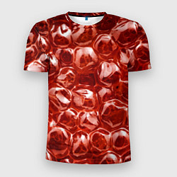 Мужская спорт-футболка Красный Лед