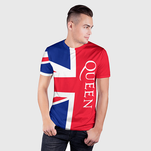 Мужская спорт-футболка Queen / 3D-принт – фото 3