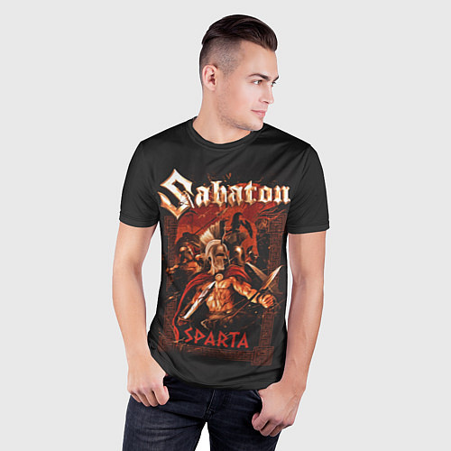 Мужская спорт-футболка Sabaton - Sparta / 3D-принт – фото 3
