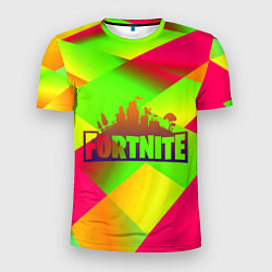 Футболка спортивная мужская Fortnite гамма абстракция, цвет: 3D-принт