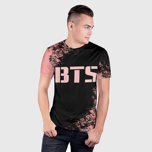 Мужская спорт-футболка BTS / 3D-принт – фото 3