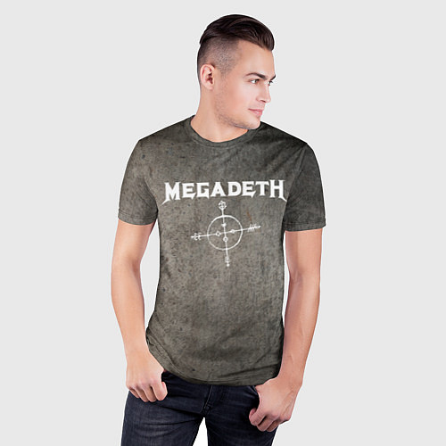 Мужская спорт-футболка Megadeth / 3D-принт – фото 3