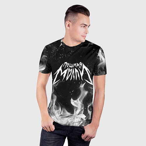 Мужская спорт-футболка ПОШЛАЯ МОЛЛИ / 3D-принт – фото 3