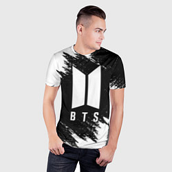 Футболка спортивная мужская BTS, цвет: 3D-принт — фото 2