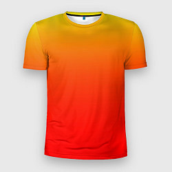 Футболка спортивная мужская Оранж, цвет: 3D-принт