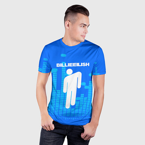 Мужская спорт-футболка BILLIE ELLISH / 3D-принт – фото 3