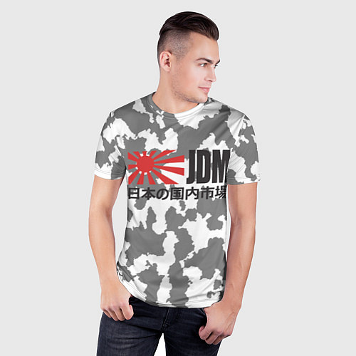Мужская спорт-футболка JDM Style / 3D-принт – фото 3
