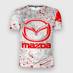 Футболка спортивная мужская MAZDA RED LOGO, цвет: 3D-принт