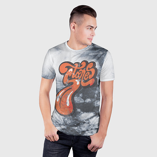 Мужская спорт-футболка Rolling stones / 3D-принт – фото 3