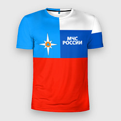 Мужская спорт-футболка Флаг МЧС России