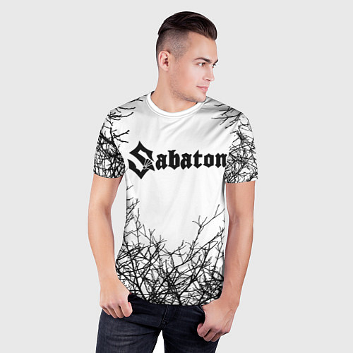 Мужская спорт-футболка SABATON / 3D-принт – фото 3