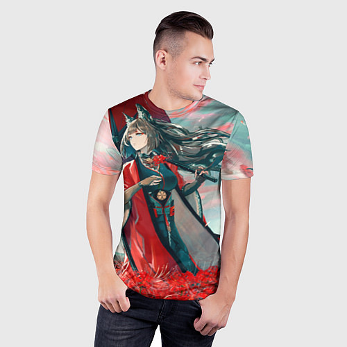 Мужская спорт-футболка Azur Lane / 3D-принт – фото 3