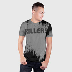 Футболка спортивная мужская The Killers Logo, цвет: 3D-принт — фото 2