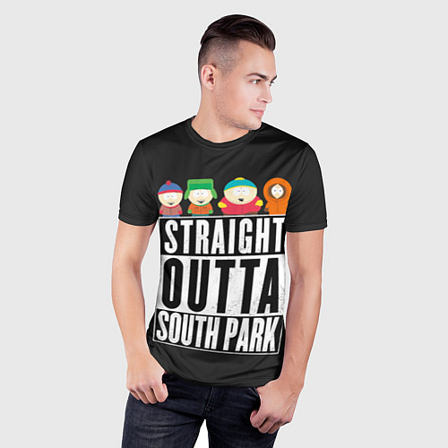 Мужская спорт-футболка South Park / 3D-принт – фото 3