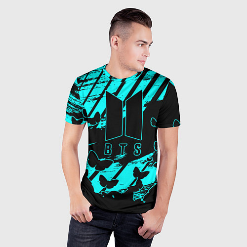 Мужская спорт-футболка BTS / 3D-принт – фото 3