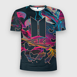 Футболка спортивная мужская BTS, цвет: 3D-принт